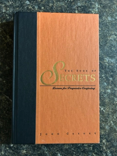 The Book Of Secrets - John Carney - SIGNED