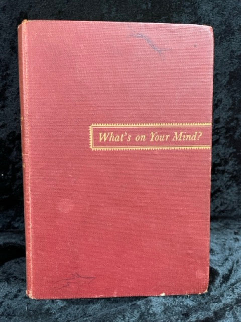 What's On Your Mind - Dunninger (USED hardcover)