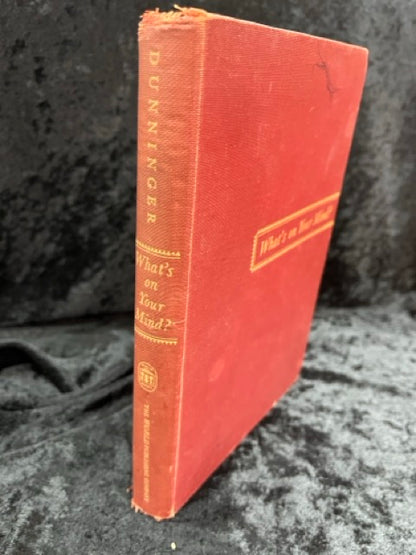 What's On Your Mind - Dunninger (USED hardcover)