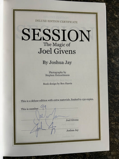 Session: The Magic of Joel Givens (Deluxe Edition) - Joshua Jay - SIGNED & NUMBERED