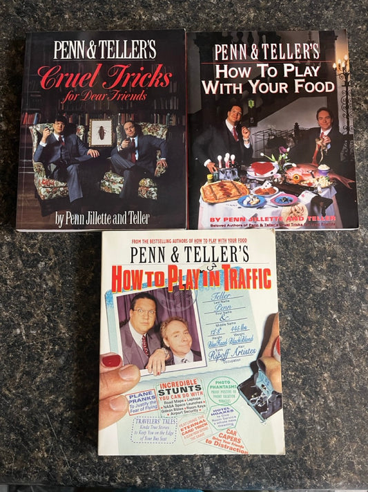 3 Penn & Teller Books