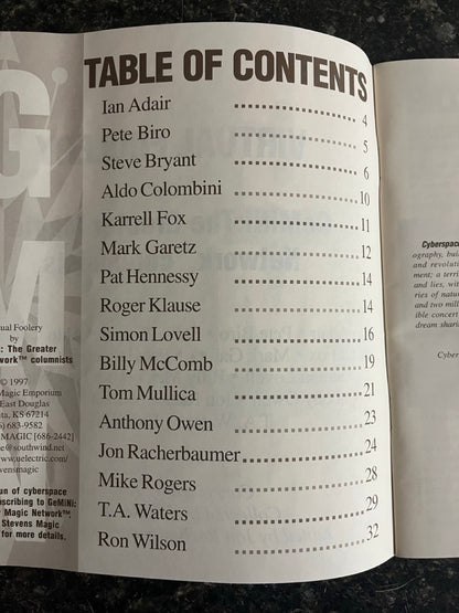 Virtual Foolery: GeMiNi Greater Network Columnists - Racherbaumer