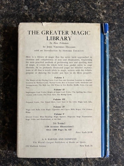 The Greater Magic Library Vols 1-5 - John Northern Hilliard – Don's Magic &  Books