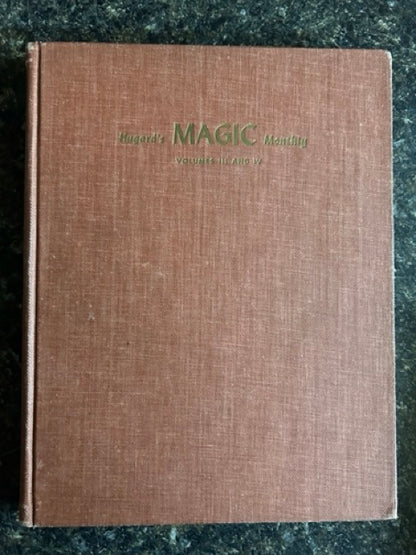 Hugard's Magic Monthly - Volumes 3-9 - Jean Hugard - SIGNED