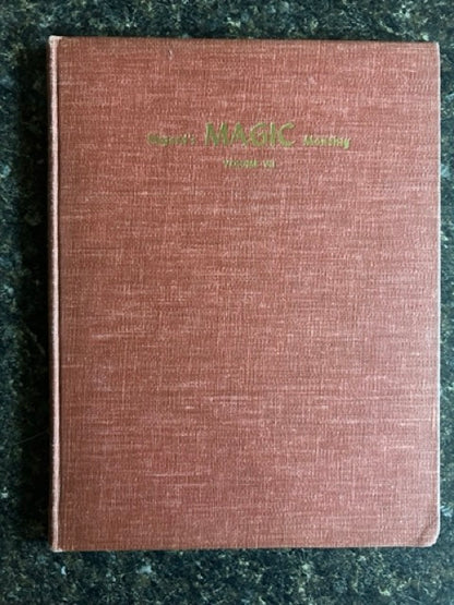 Hugard's Magic Monthly - Volumes 3-9 - Jean Hugard - SIGNED