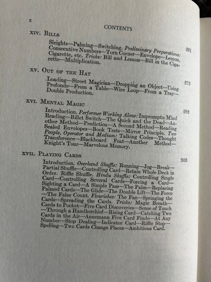 Complete Course in Modern Magic Manual - Jean Hugard