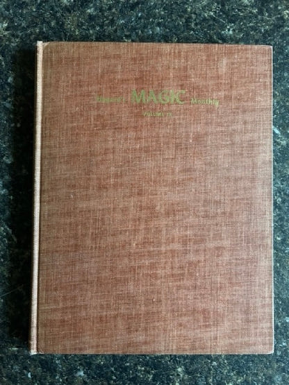 Hugard's Magic Monthly - Volumes 3-9 - Jean Hugard - SIGNED