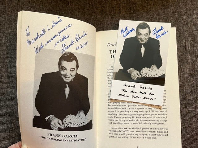 Don't Bet On It: The Real Secrets of 3 Card Monte - Frank Garcia - SIGNED/Unsigned copies