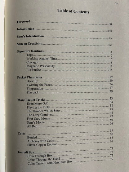 Sam's: The Magic Of Sam Schwartz - Allen Zingg