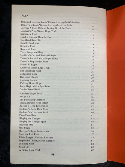 How to do Rope Tricks - Harold Denhard