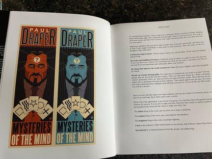 On Second Thought...Mentalism, Meaning, and Performance - Paul Draper - SIGNED