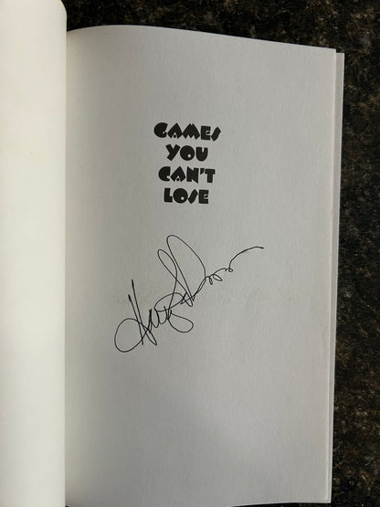 Games You Can't Lose - Harry Anderson & Turk Pipkin - SIGNED