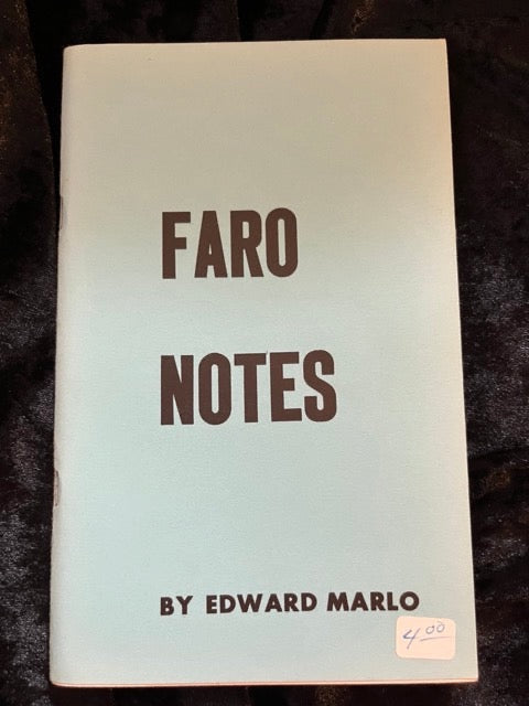 Faro Notes - Edward Marlo