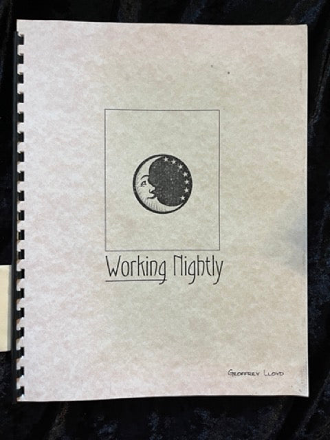 Working Nightly - Geoffrey Lloyd - SIGNED