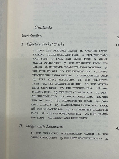 Blackstone's Secrets of Magic - Harry Blackstone (HC)