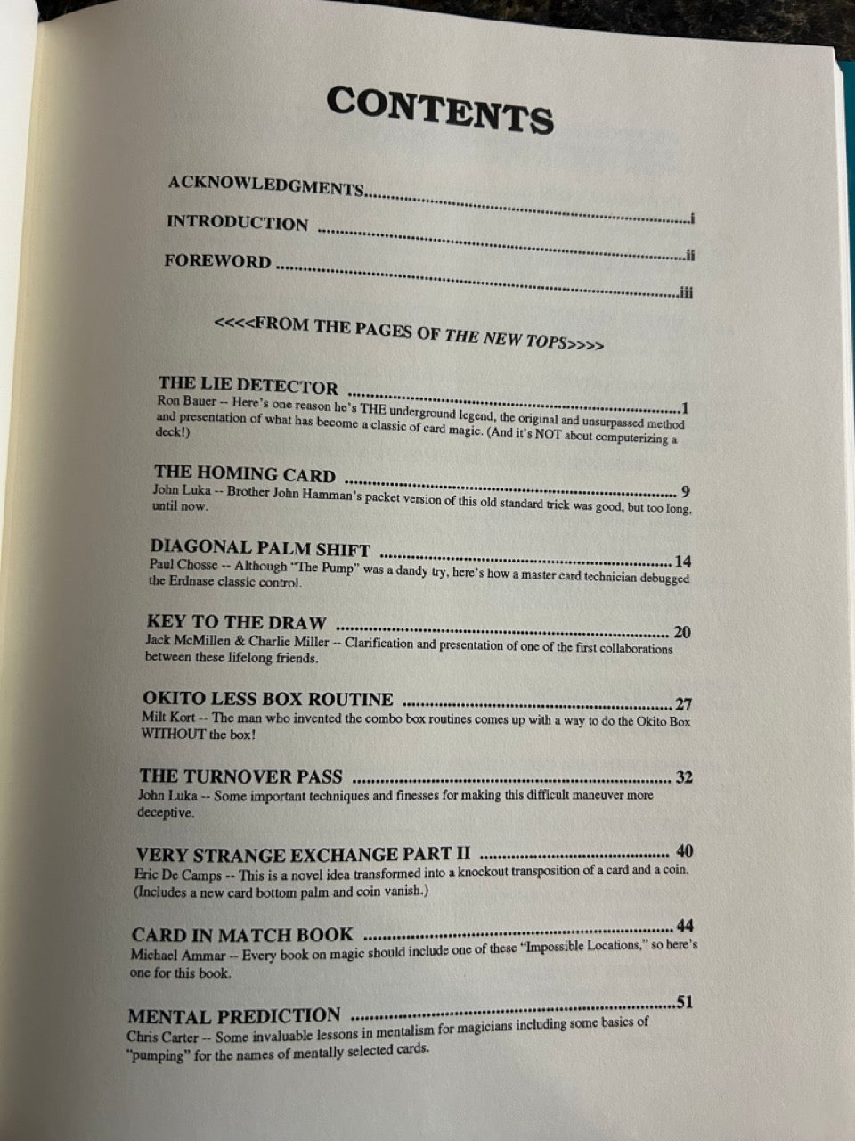 L.I.N.T: Pocket Stuff For Close-Up Magicians - John Luka (NEW)