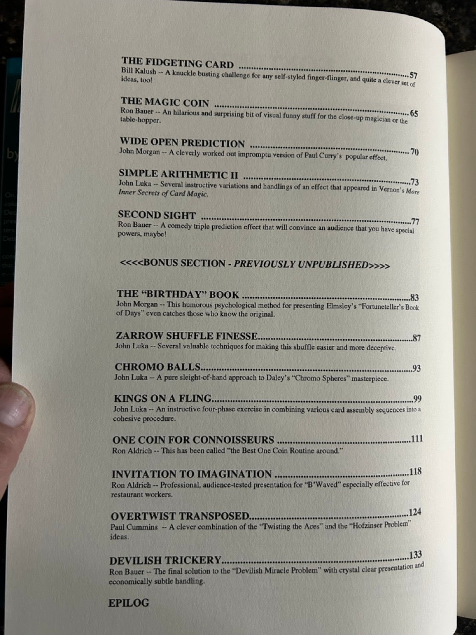 L.I.N.T: Pocket Stuff For Close-Up Magicians - John Luka (NEW)