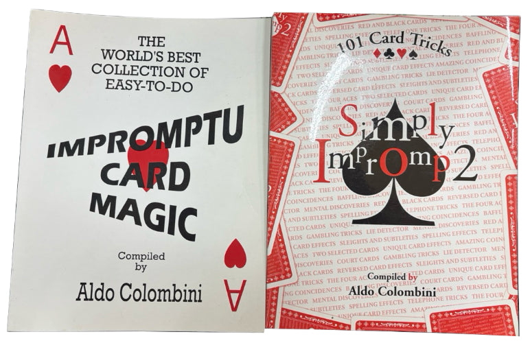 Impromptu Card Magic/Simply Impromp2 - Aldo Colombini - SIGNED