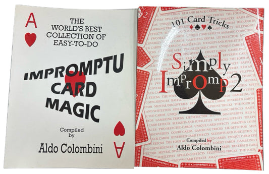 Impromptu Card Magic/Simply Impromp2 - Aldo Colombini - SIGNED