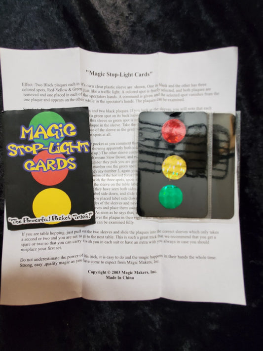 Magic Stop-light Cards - Magic Makers. (SM5)