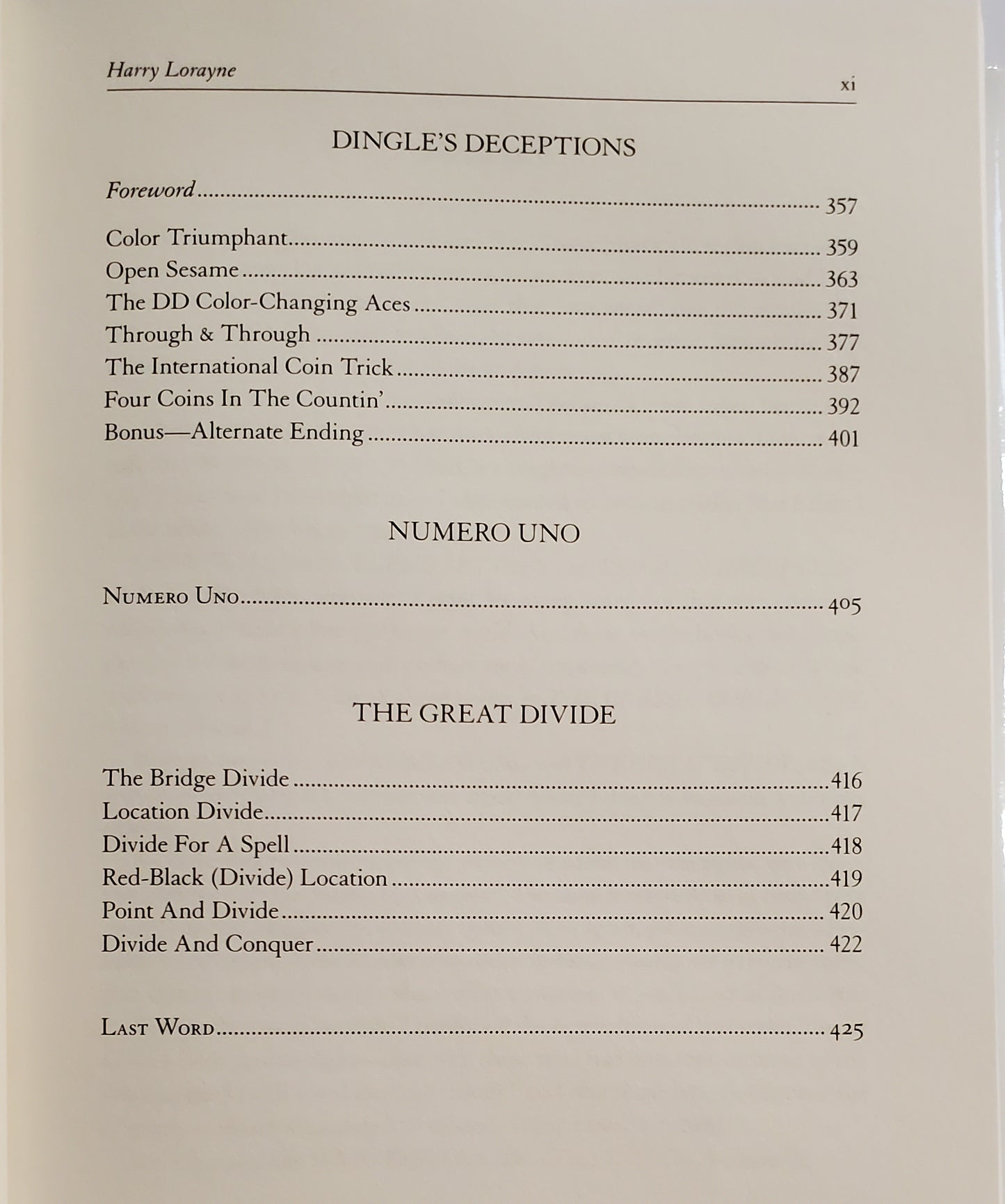 Classic Collection Vol.3 - Harry Lorayne - SIGNED