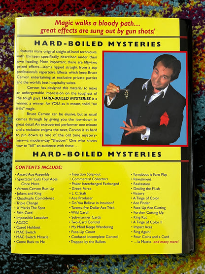 Bruce Cervon Hard-Boiled Mysteries - Stephen Minch