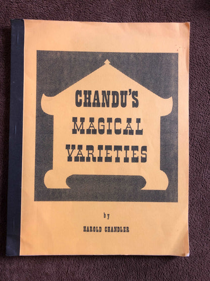 Chandu's Magical Varieties - Harold Chandler