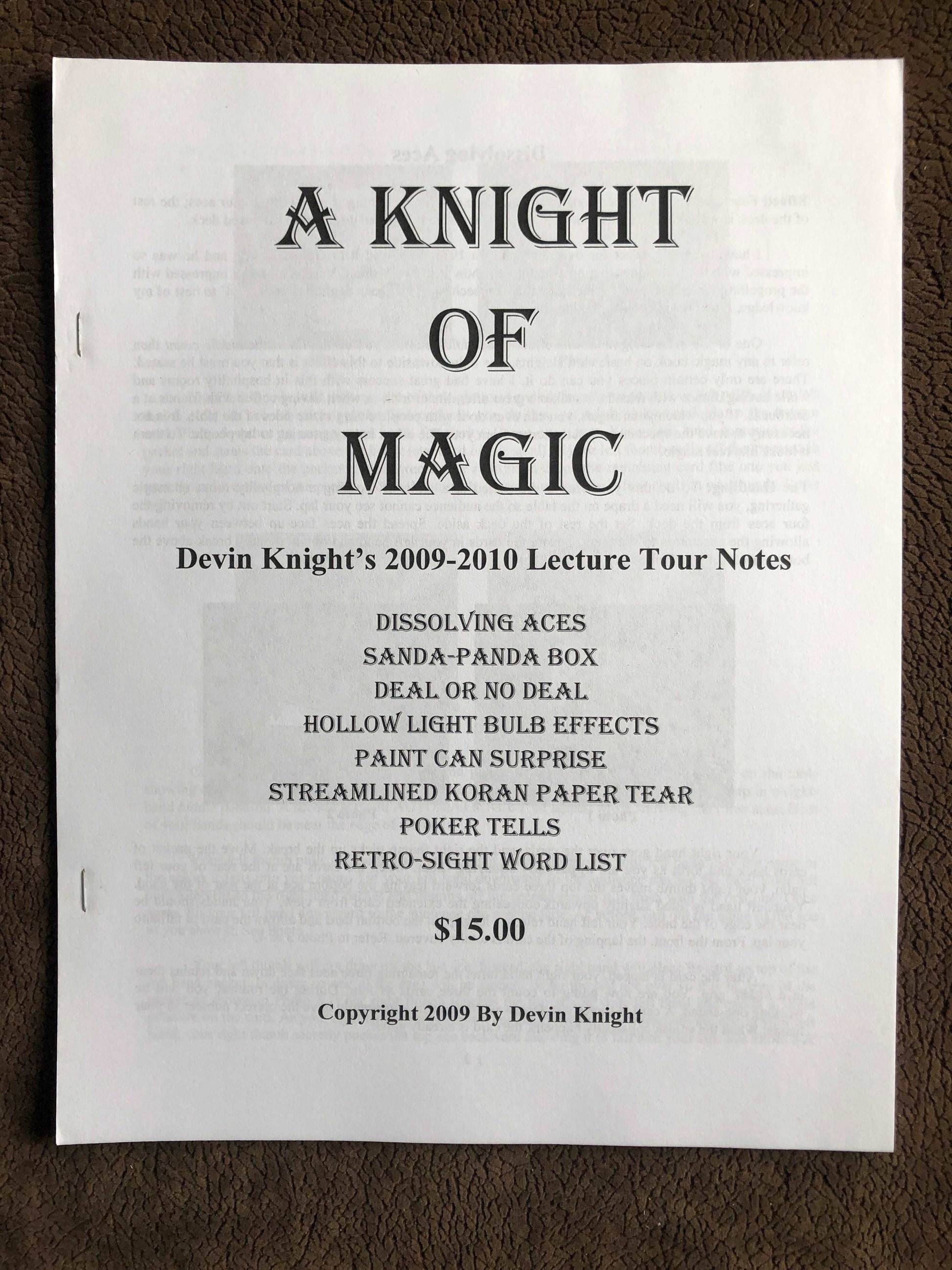 A Knight of Magic - Devin Knight