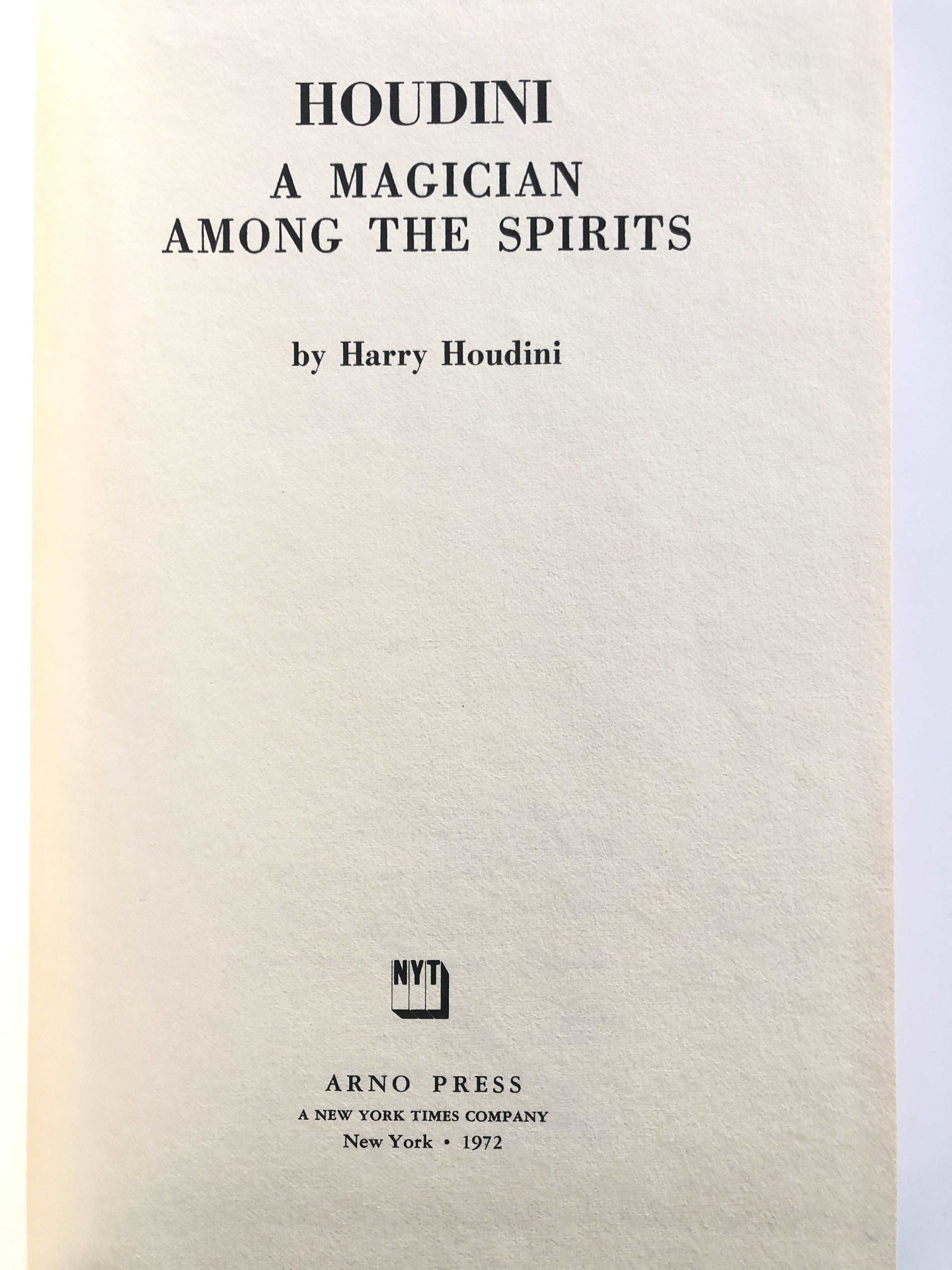 A Magician Among The Spirits - Houdini
