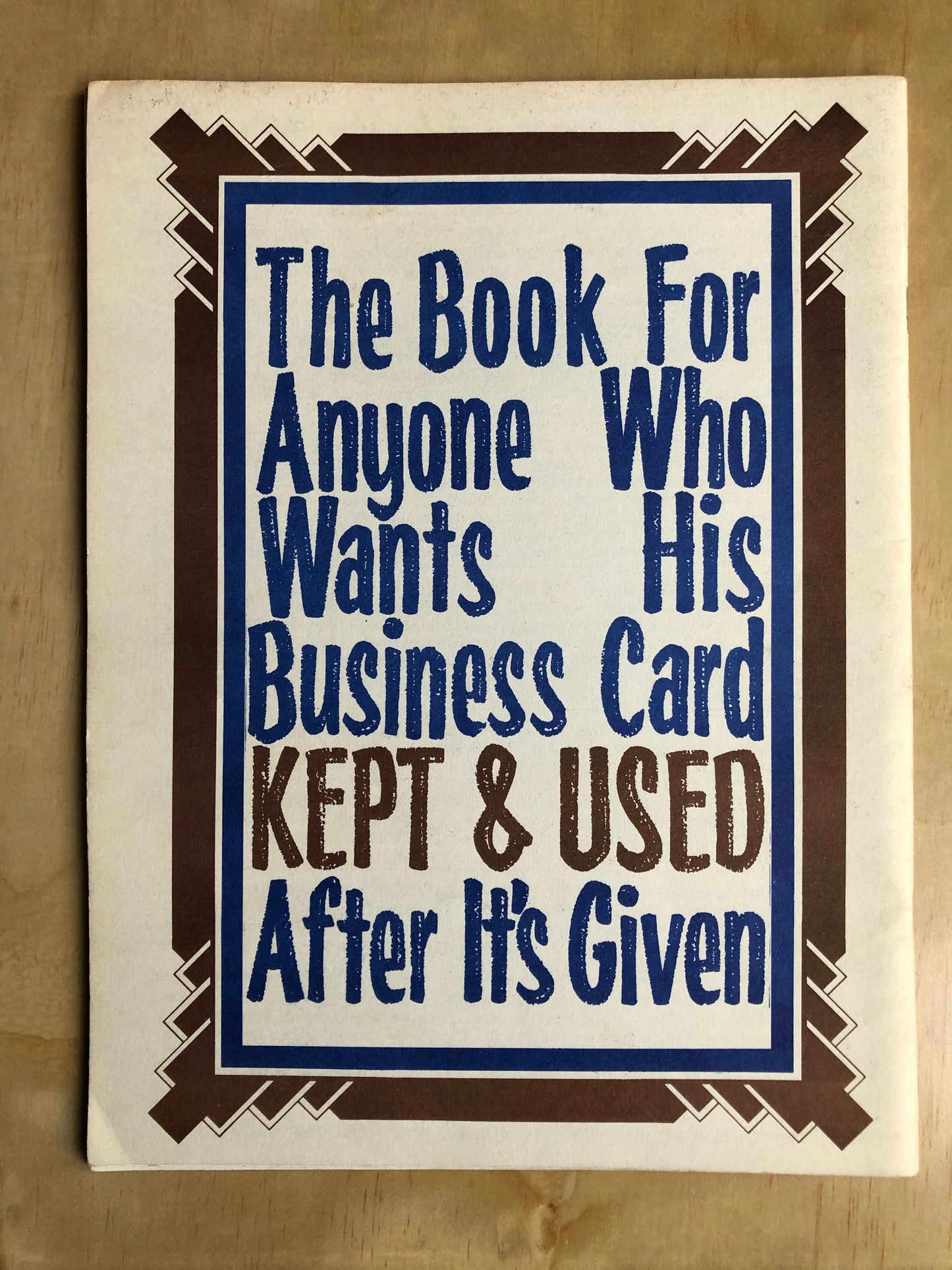 Cards That Mean Business - Ernie Heldman