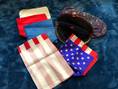 Change Purse & Mid-Made American Flag Set