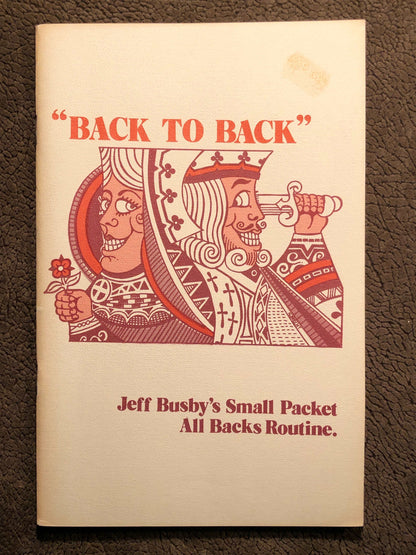 Back to Back - Jeff Busby's Small Packet All Backs Routine