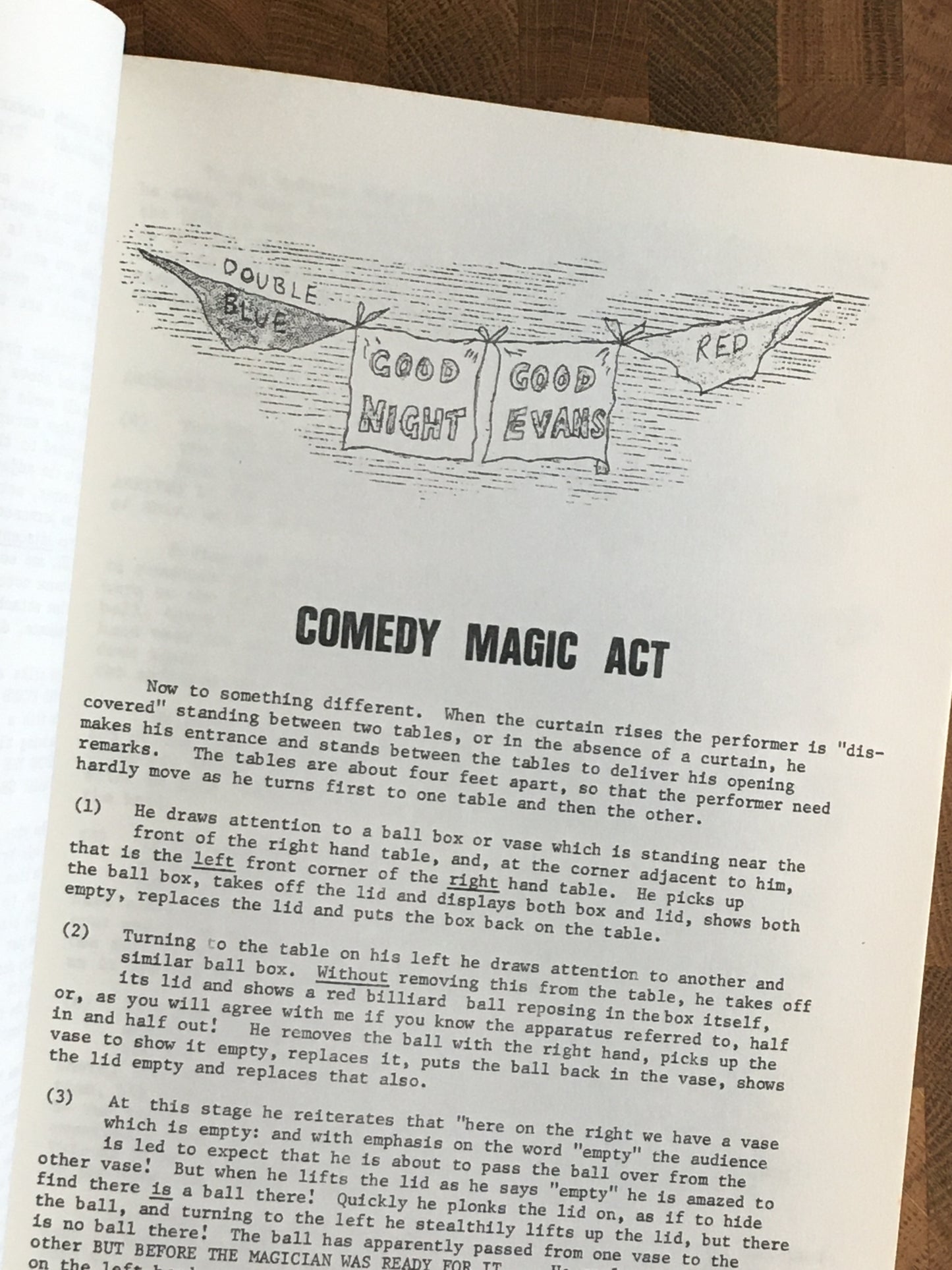 Comedy Magic - George Blake