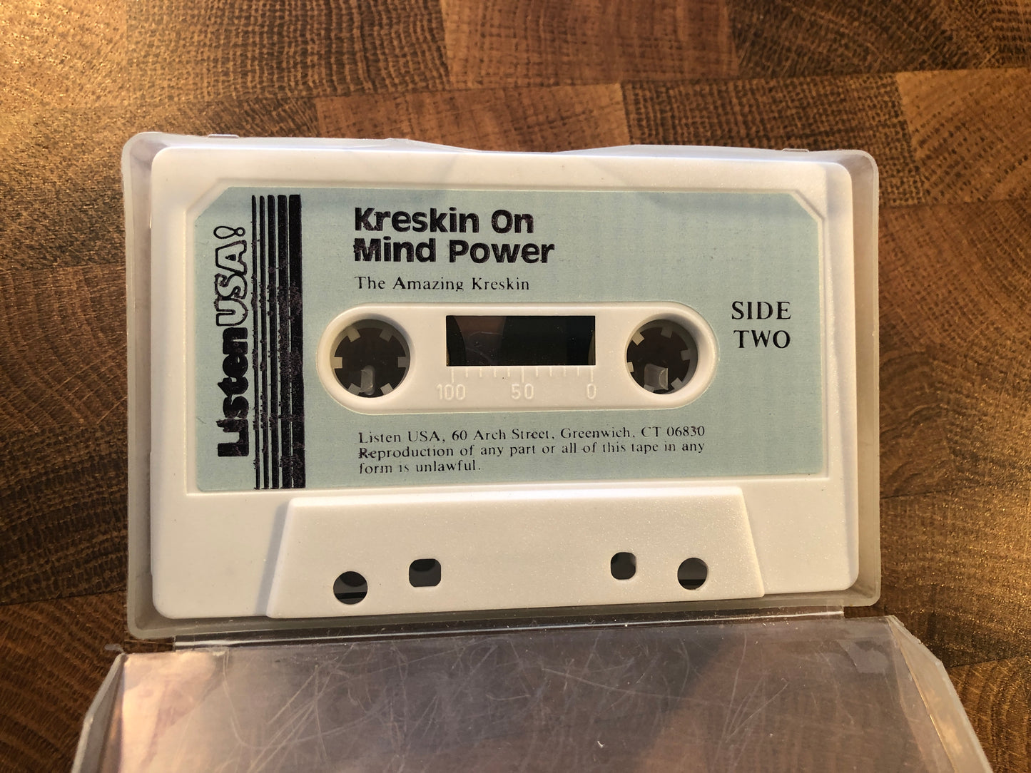 Kreskin Mind Power Audio Cassette - The Amazing Kreskin (SM2)