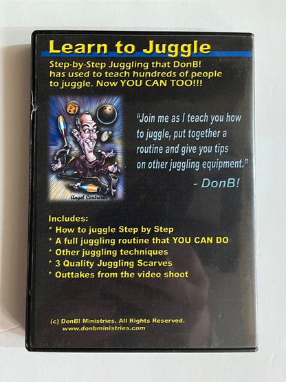 Juggle for Fun - Don Bursell - DVD & Juggling Scarves