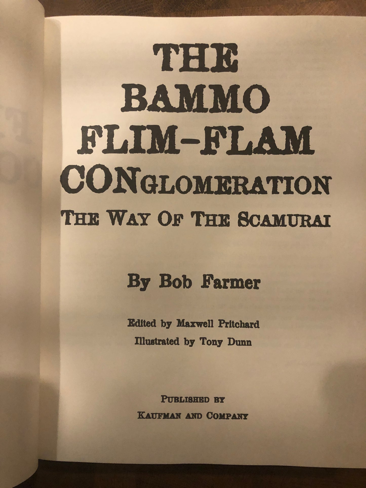 The Bammo Flim-Flam CONglomeration - Bob Farmer
