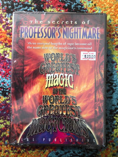 TWGM - The Secrets of Professor's Nightmare - DVD