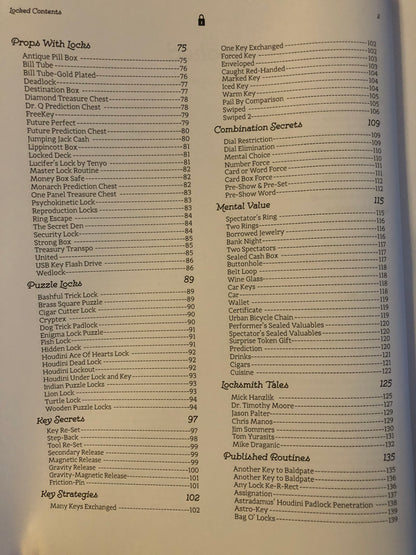 Locked - Jim Kleefeld - SIGNED