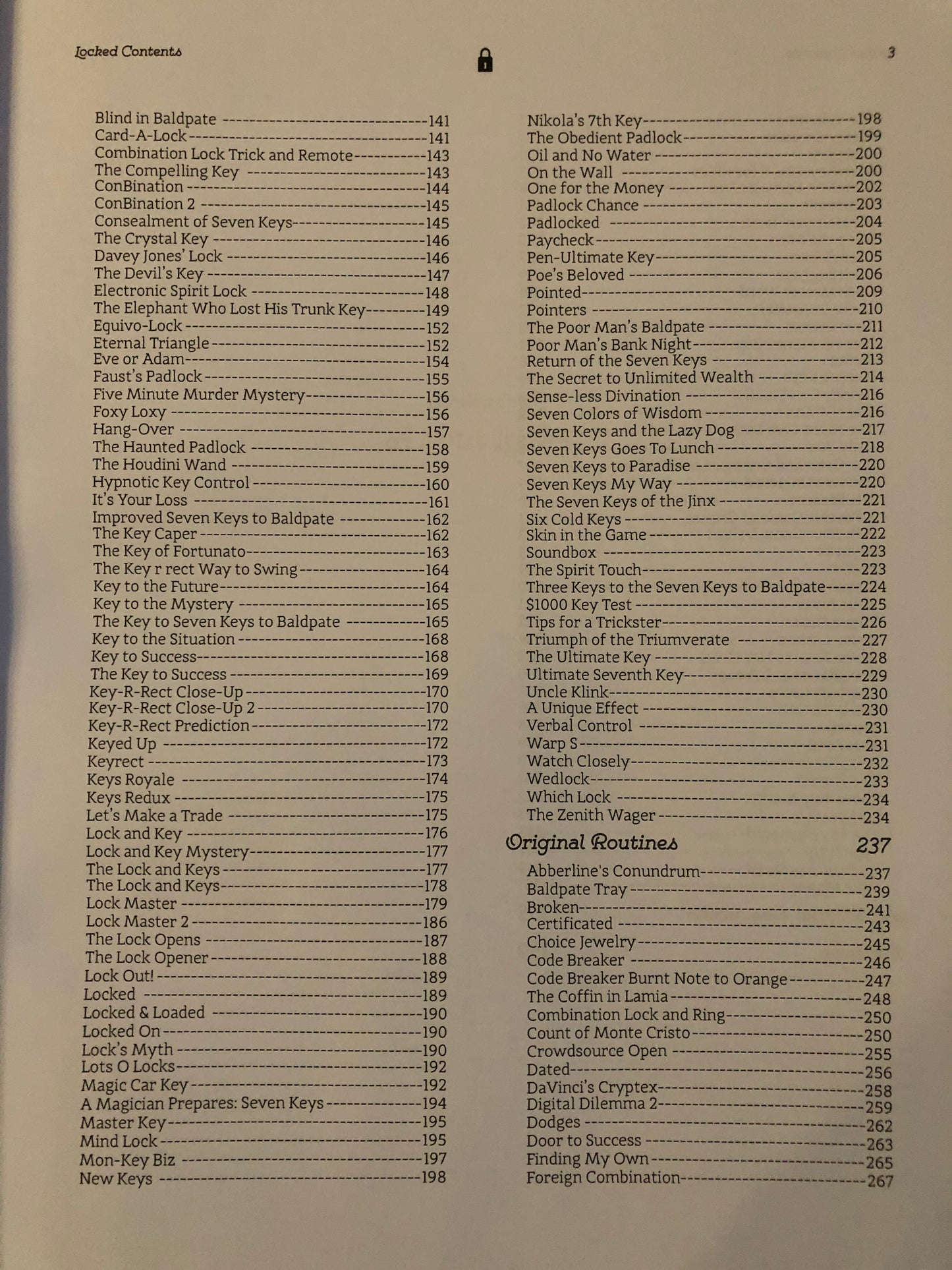 Locked - Jim Kleefeld - SIGNED