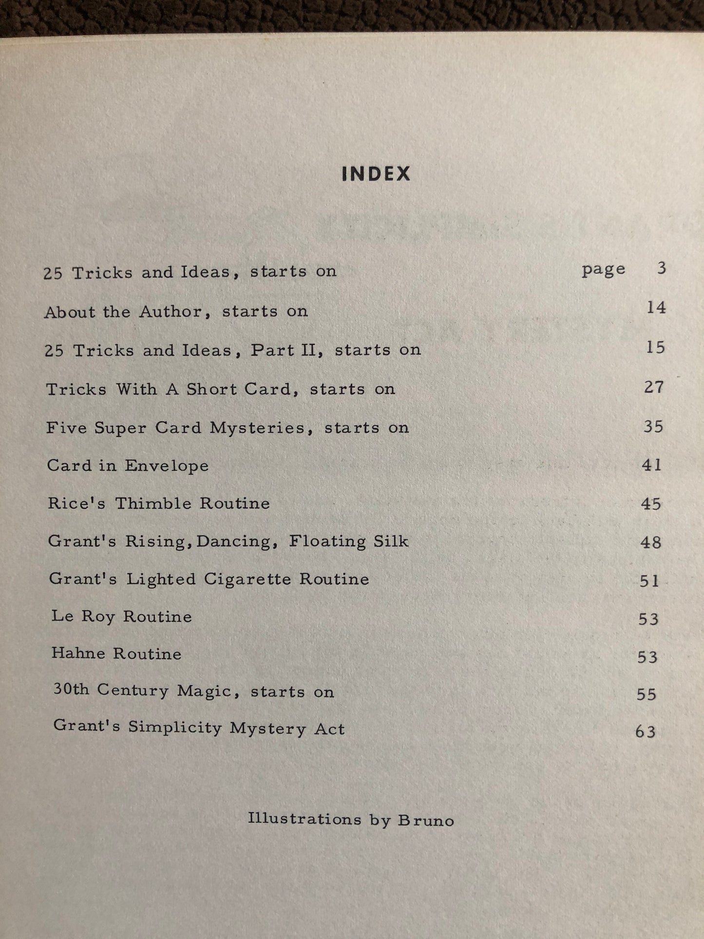 Gen. Grant's manual of Magic - General Grant