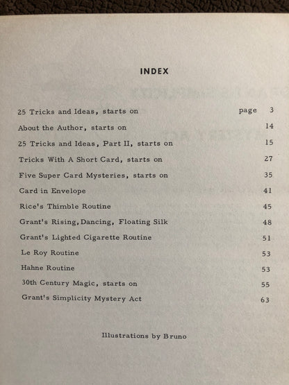 Gen. Grant's manual of Magic - General Grant