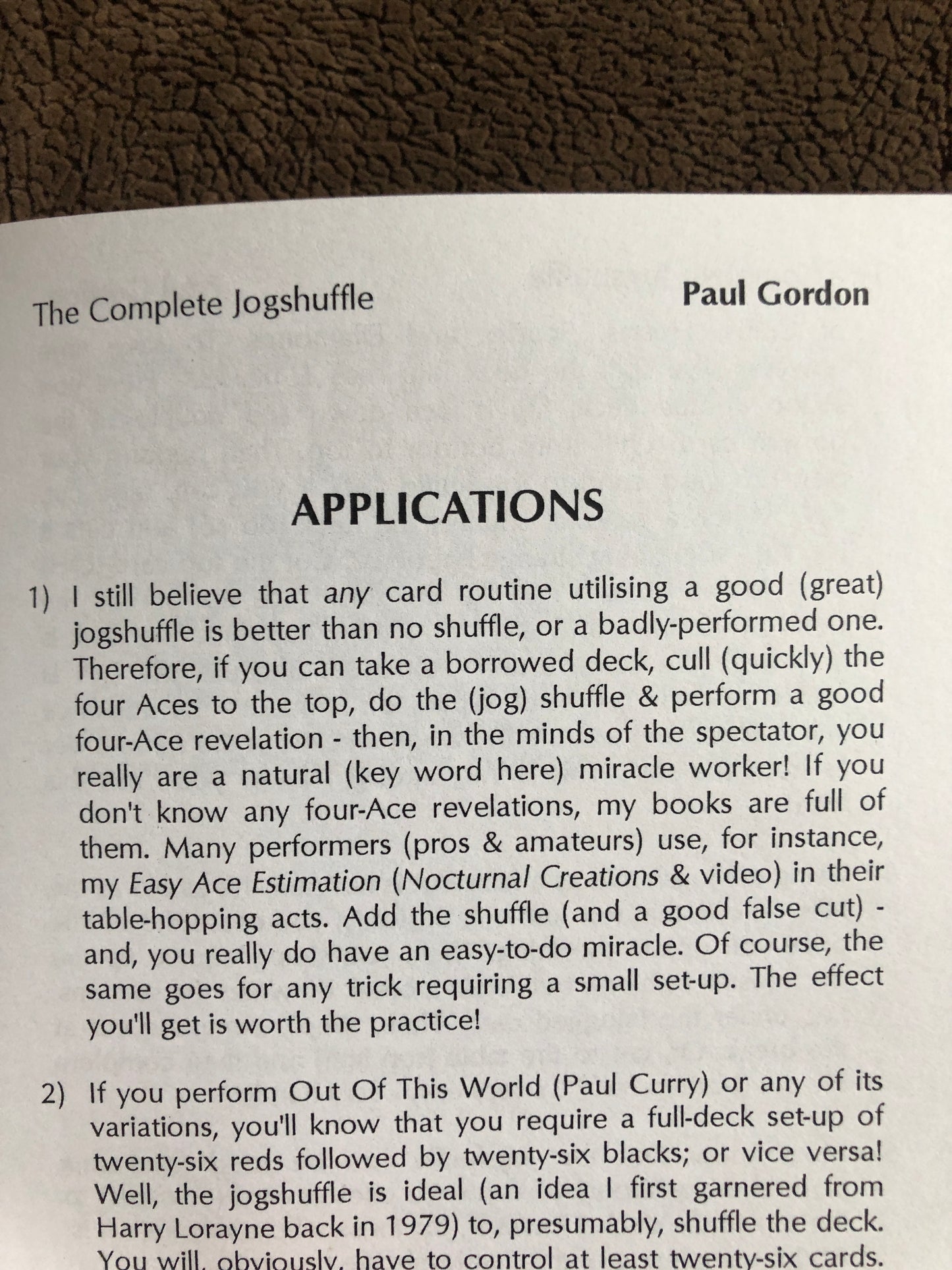 The Complete Jog Shuffle - Paul Gordon