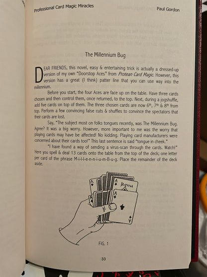 Professional Card Magic Miracles - Paul Gordon