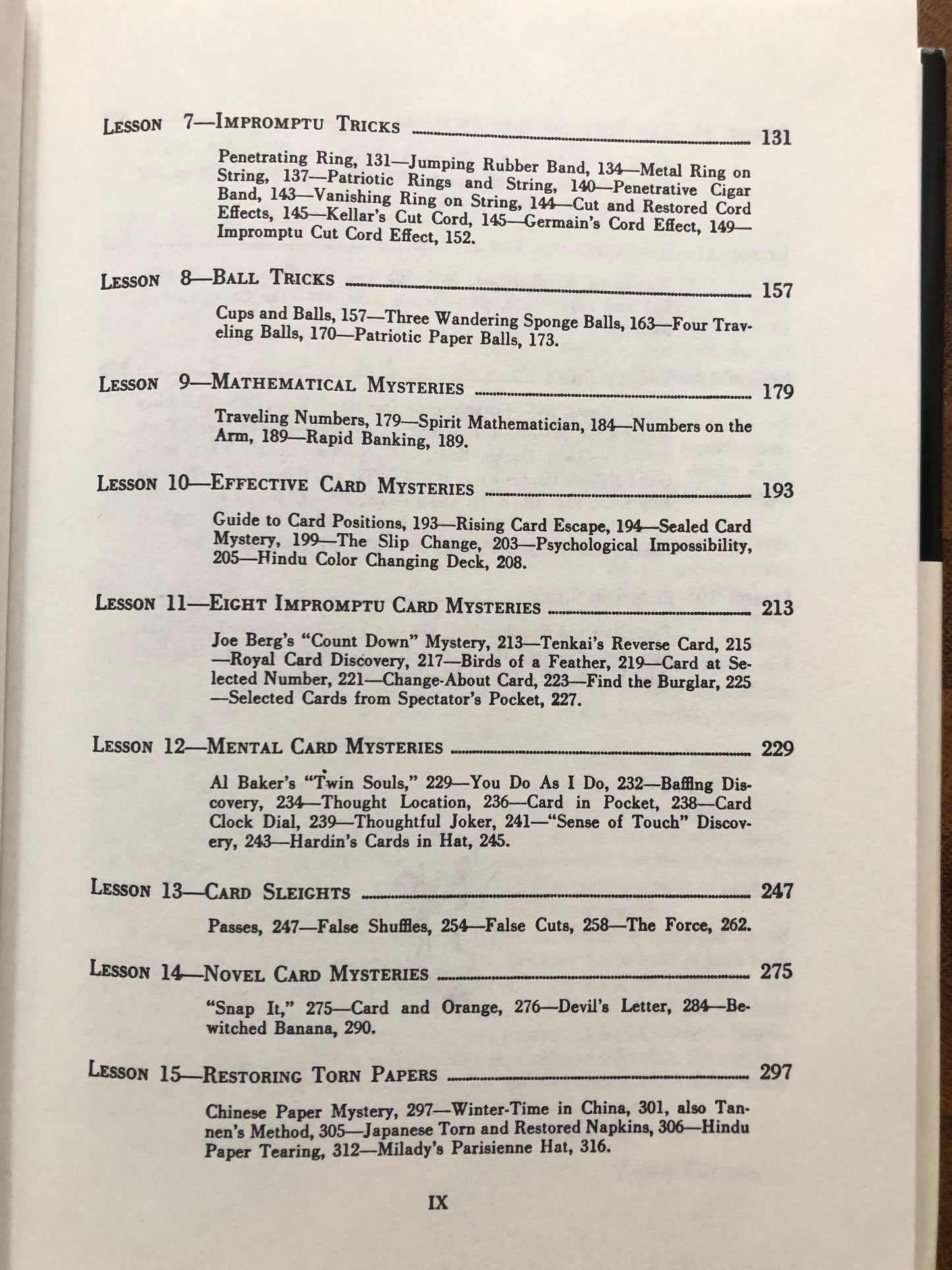 Tarbell Course in Magic Vol.1 - Harlan Tarbell