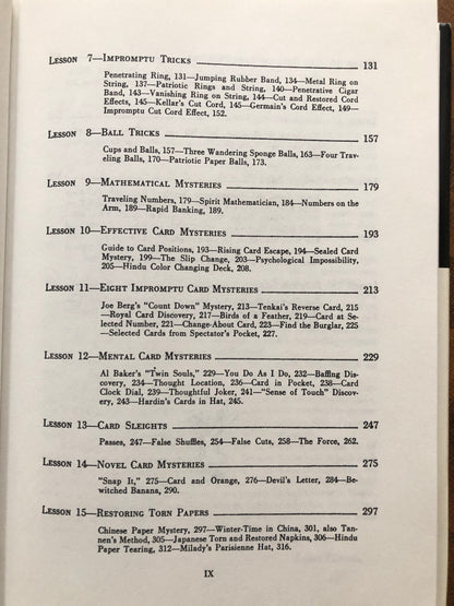 Tarbell Course in Magic Vol.1 - Harlan Tarbell