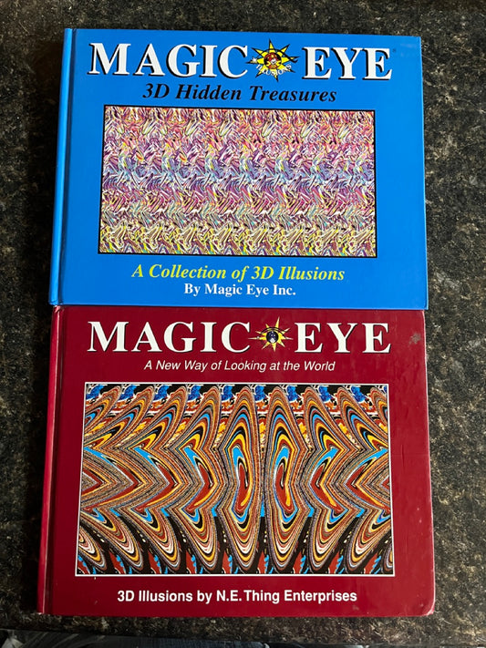 Magic Eye Books, 3 Different Volumes - N.E. Thing Enterprises