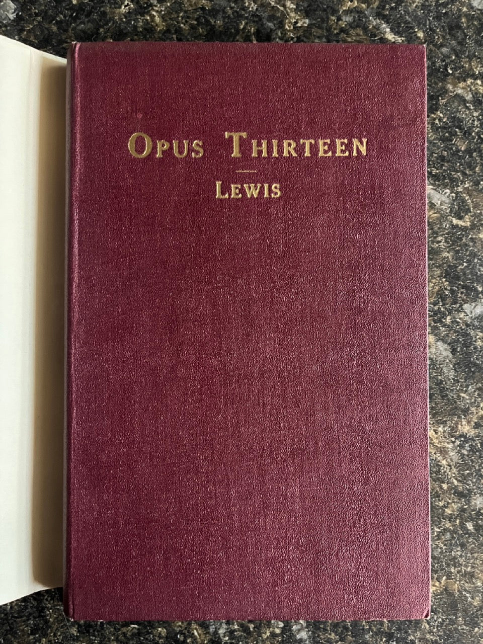 Opus Thirteen - Eric C. Lewis