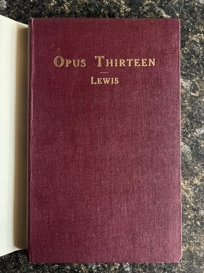 Opus Thirteen - Eric C. Lewis