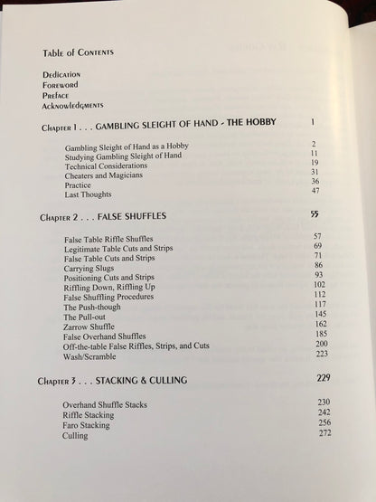 Gambling Sleight of Hand: Forte Years of Research - Steve Forte - SIGNED