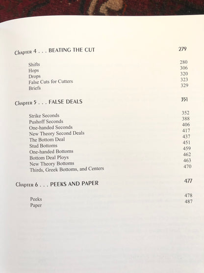 Gambling Sleight of Hand: Forte Years of Research - Steve Forte - SIGNED